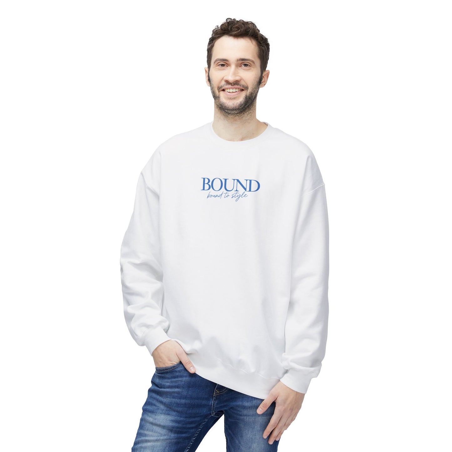 BOUND Palm Tree Unisex Midweight Softstyle Fleece Crewneck Sweatshirt