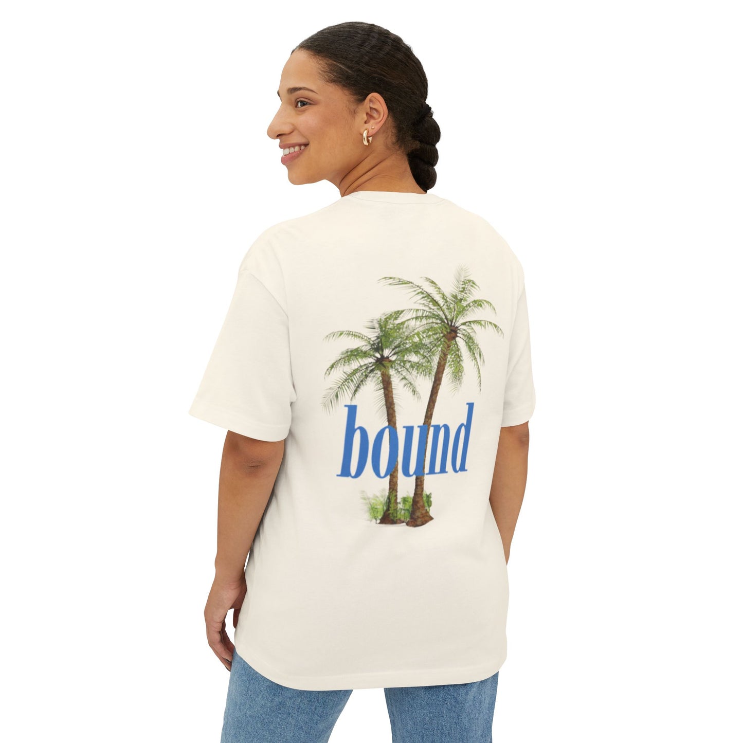 BOUND Palm Tree T Shirt - Oversized Fit - Summer Theme