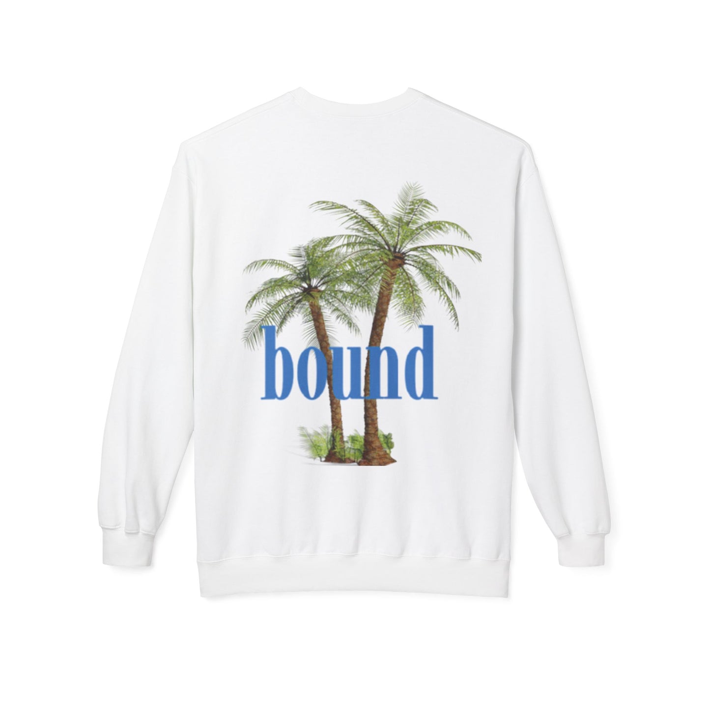 BOUND Palm Tree Unisex Midweight Softstyle Fleece Crewneck Sweatshirt