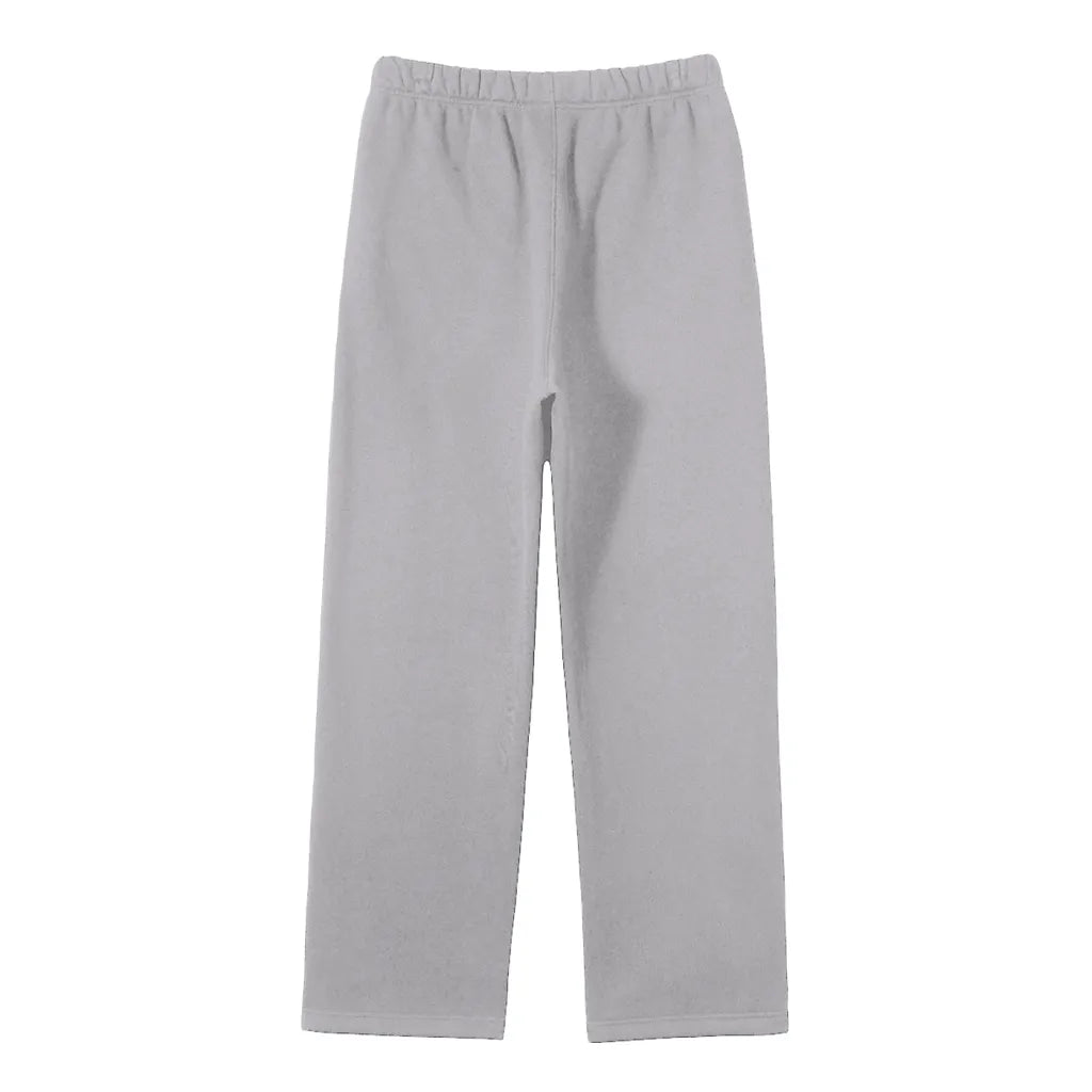 BOUND Streetwear Unisex Solid Color Fleece Straight Leg Pants