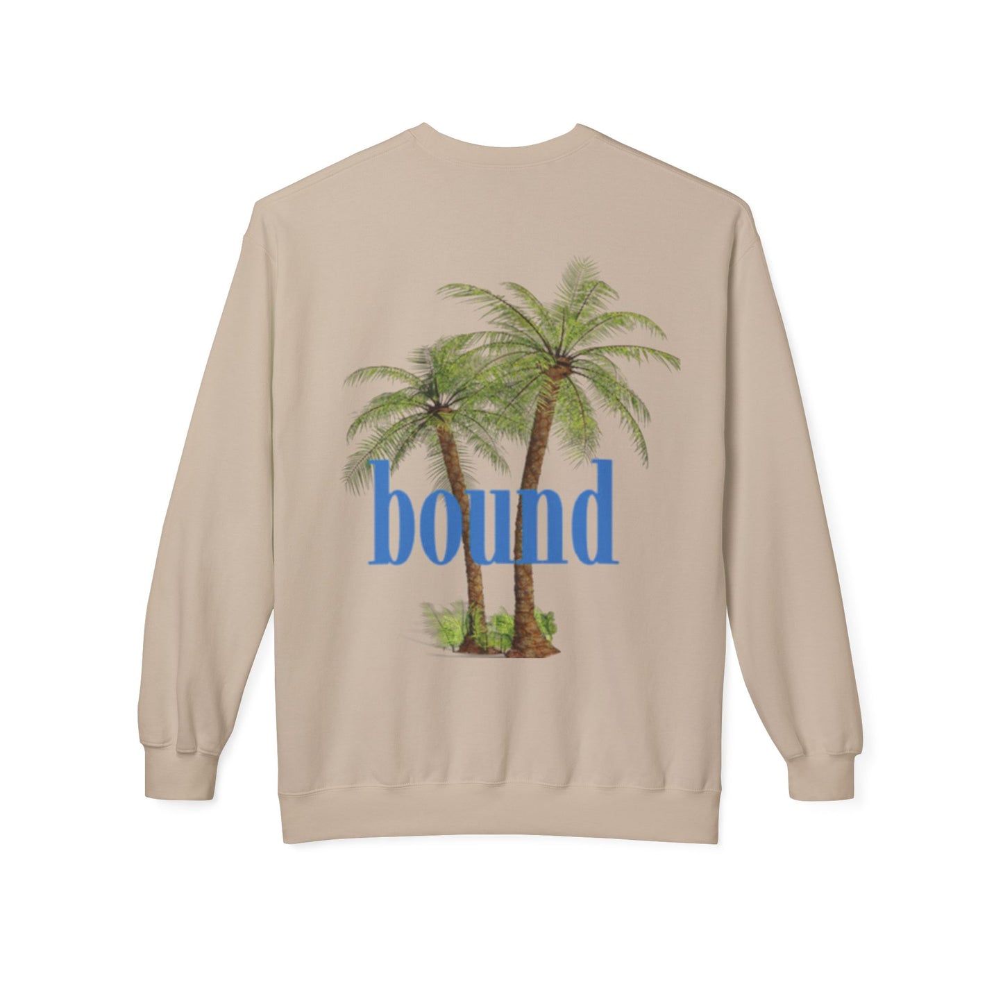 BOUND Palm Tree Unisex Midweight Softstyle Fleece Crewneck Sweatshirt