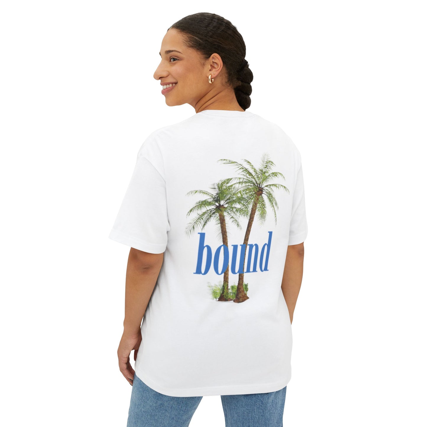 BOUND Palm Tree T Shirt - Oversized Fit - Summer Theme