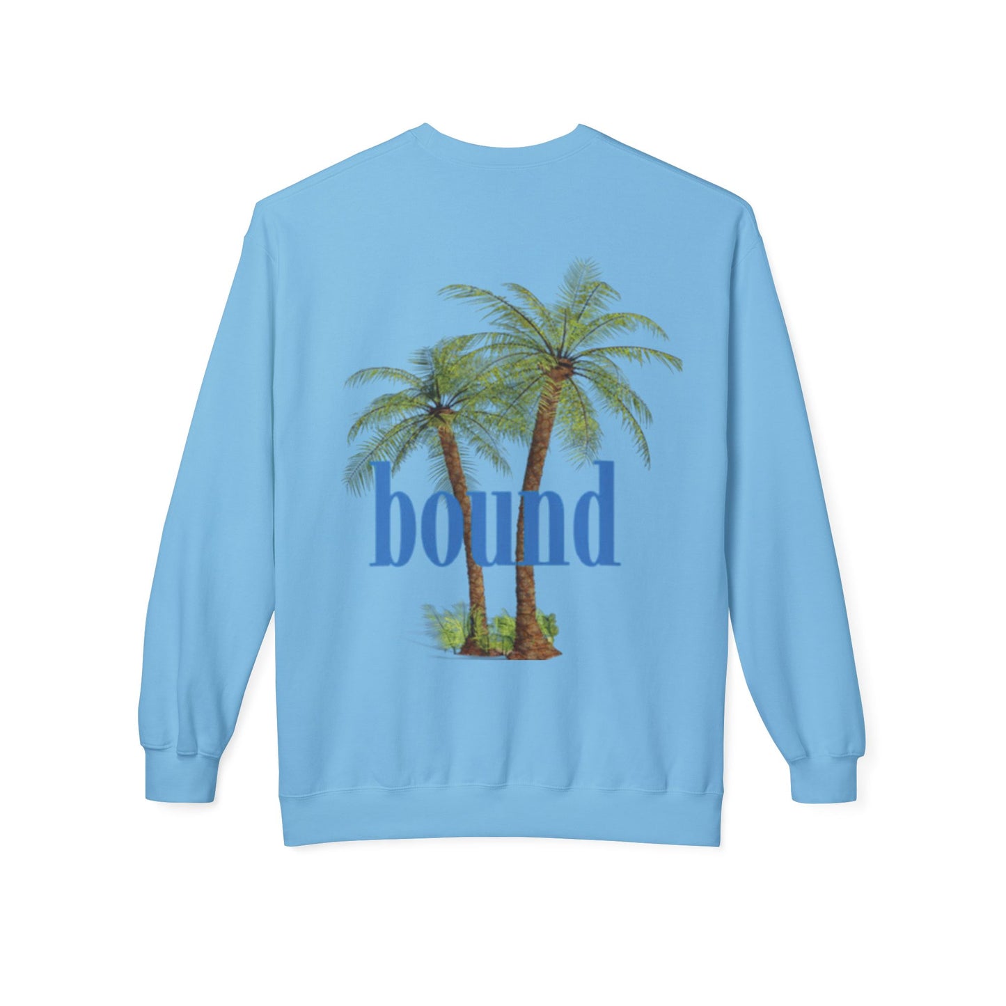 BOUND Palm Tree Unisex Midweight Softstyle Fleece Crewneck Sweatshirt